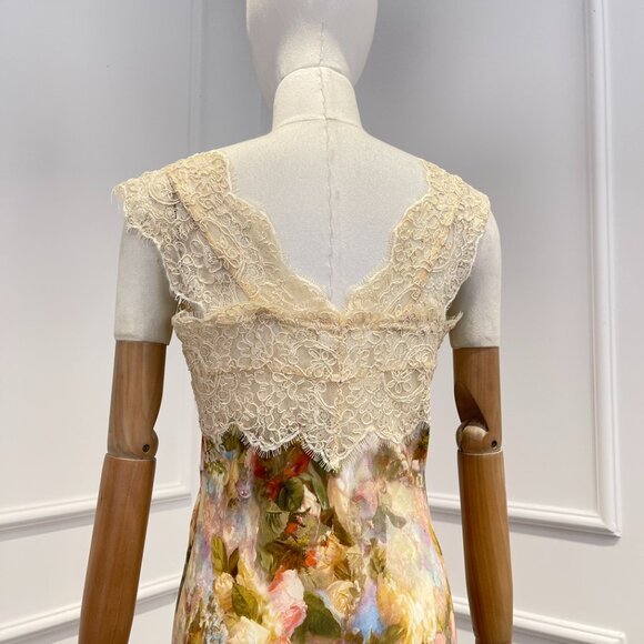 Zimmermann Lace Slip Dress Autumn Floral Print NWT US SIze 4 - Picture 6 of 10
